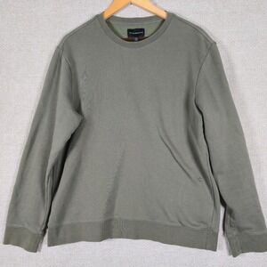 Club Monaco‎ Mens Olive Green Crewneck Sweatshirt Size Large
